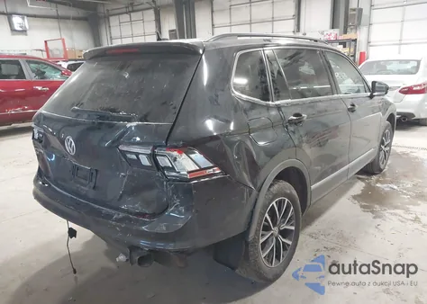 2021 Volkswagen Tiguan 2.0T Se/2.0T Se R-Line Black/2.0T Sel z USA, uszkodzony, nr VIN 3VV3B7AX1MM122236